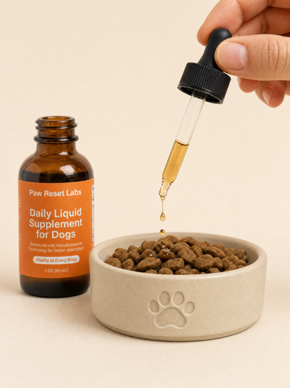 PawReset Labs — Daily Liquid Longevity Drops for Dogs